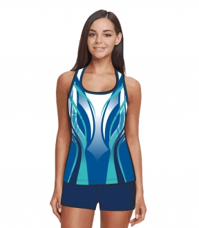 Майка 103 расцветка 1 синяя